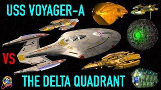 USS Voyager-A Takes On The Delta Quadrant! - Star Trek Starship Battles
