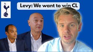 Daniel Levy speaks! Tottenham chairman targets PL and CL glory, on Thomas Frank and Postecoglou axe