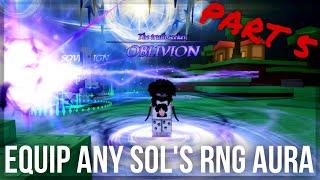 How To Equip Any Aura In Roblox Sol's RNG Without Rolling 5