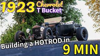 Building a HOT ROD T Bucket in 9 Minutes!! Speedway T Bucket Hot Rod