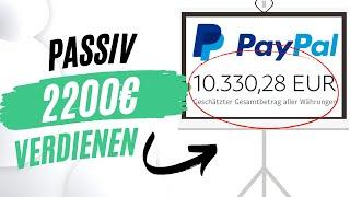 PASSIV 2200€ jeden Monat risikofrei verdienen  (NEUE METHODE) Schnell ONLINE Geld verdienen