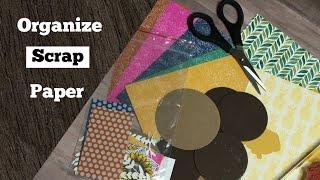 Quick Tip on How to Store Paper Scraps! #greetingcard #cardmaking #creativecorner