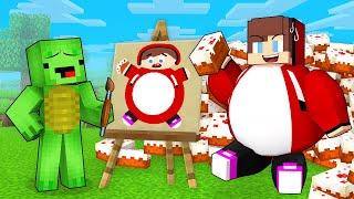 Mikey Use DRAWING MOD To Prank JJ as FAT in Minecraft! - Maizen