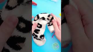 Let’s DIY Some Fluffy Earmuffs with Fun Socks! ️ So Cute!  #kidsvideo #funforkids #diy #crafts