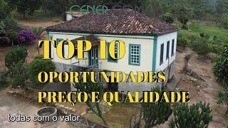 Cener Imóveis TOP 10 OPORTUNIDADES EM BOAS FAZENDAS COM OS VALORES DE CADA UMA