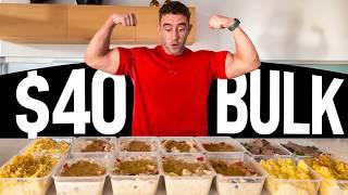 Bulking on a Budget : $40 Meal Prep to Build Muscle