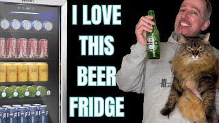 Best Cheap Beer Fridge Ever for Your Home Bar - Euhomy 126 Can Beverage Refrigerator Review