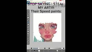 I DONT STEAL MY ART YALL!! #shorts #speedpaint #jellyart #viralvideo