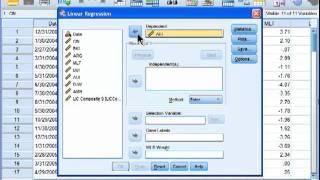 Multiple Regression - SPSS (part 1)