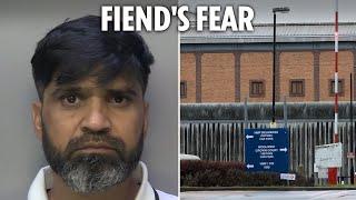 Sara Sharif's killer dad 'terrified' of returning to his cell after lags slashed his neck with tin