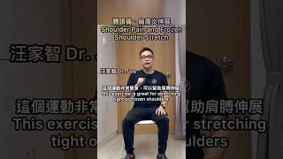 膊頭痛、肩周炎伸展Shoulder Pain and Frozen Shoulder Stretch #脊醫 #汪家智 #肩膊痛#五十肩#肩周炎 #drjoewong #frozenshoulder