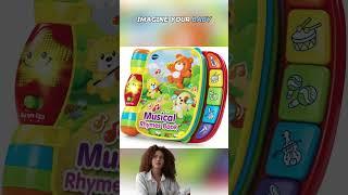 Learning with VTech Musical Rhymes Book! #BabyLearning #vtechtoys #educationaltoys #babytoysreview