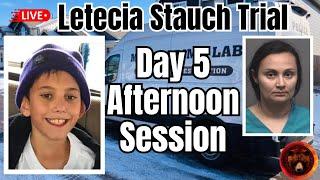 Stepmom Letecia Stauch Murder Trial Day 5 | Gannon Stauch Case (Afternoon Session)