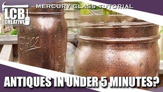 MAKE YOUR OWN MERCURY GLASS JARS! DIY Decor