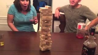 Jenga trick shot