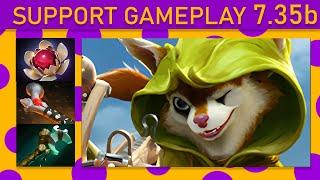 ⭐Hoodwink 30+ K/A! Support Gameplay 7.35b - Dota 2 Top MMR