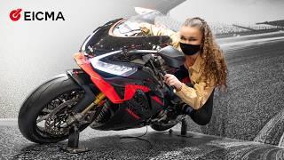 My first MOTORCYCLE SHOW | Girl Edition EICMA 2024