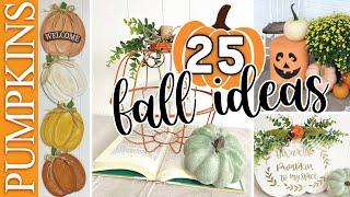 25 ADORABLE Dollar Tree Pumpkins Ideas | EASY DIY Crafts For The Fall