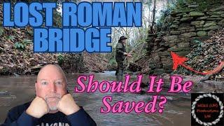 Mark from the States Learns About The Lost Roman Bridge w/WC21 (UK) Productions Ltd