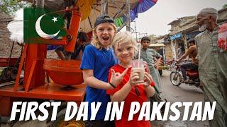 OUR FIRST DAY IN PAKISTAN AS A FAMILY: Exploring Old Lahore Pakistan with kids.