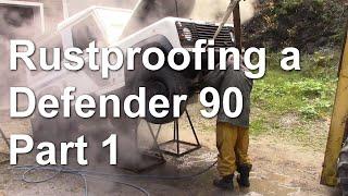 Rustproofing a Defender 90 Part 1