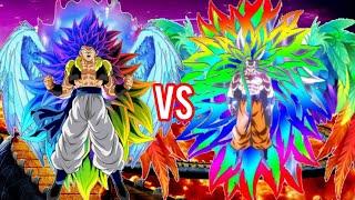 Legendary Showdown | Gogeta Vs Goku all forms to Seraphim Rainbow Infinity