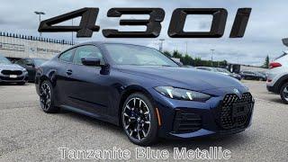 NEW ARRIVAL! 2025 BMW 430i xDrive Coupe Tanzanite Blue Metallic on Black #bmw #430i #g22