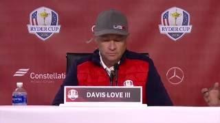 Davis Love III 2016 Ryder Cup Press Conference