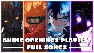 Best Anime Openings Playlist 1 | Full Songs