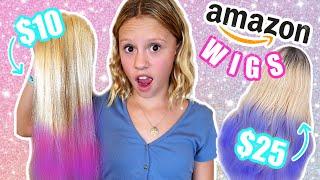 Testing Amazon Wigs! Dying and Styling Disaster!