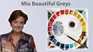 How to Mix Watercolour Greys: Tips for Custom Grey Tones & Premixed Options