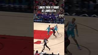 Lonzo vs LaMelo on the break 