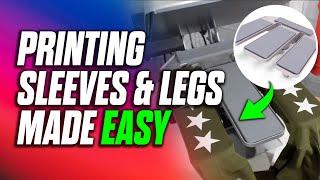 The Easy Way to Print Long Sleeves & Pant Legs with A Heat Press