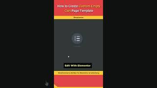 How to Create Custom Empty Cart Page Template on WooCommerce Store #woocommerce #wordpress
