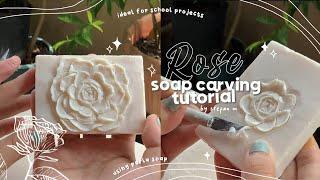 soap carving | rose