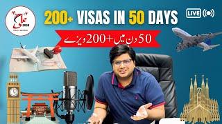 Biggest achievements with 200+ visas in 50 days by Ali Baba Travel Advisor