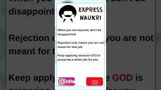 EXPRESS NAUKRI | Motivation | God Decision | Habbit | Self Improve | Change yourself | Grow