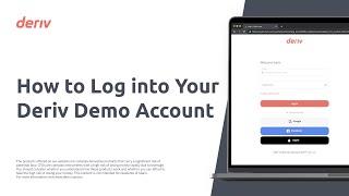 How to log into your Deriv Demo account (EU)