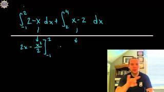 Definite Integral Absolute Value