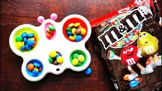 Rainbow M&M Pop it, Make & Play DIY MM pop it video compilation