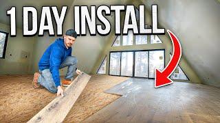 Easiest Flooring You'll Ever Install || Beginner DIY