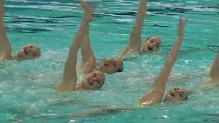 Artistic Swimming Team Technical 2025-France
