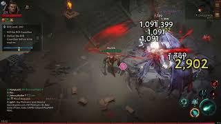 Diablo Immortal - SEA and Blood Raven First CR 200 Clear. Necromancer P271.