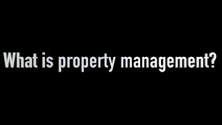 SBAOR - What is property management?