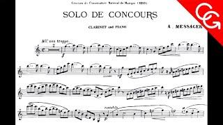 MESSAGER Solo de Concours (Live) - Corrado Giuffredi, clarinet