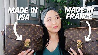 LOUIS VUITTON made in USA vs. made in France | WHATS THE DIFFERENCE??