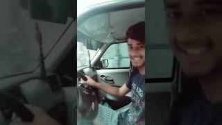 Shaique learning to drive!