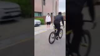이제 NO 브레이크 가능 한가요#??#김포#모임중#픽시#자전거#타는#픽돌e#아빠#픽돌i#친구#앞에서#스키딩#낭만없음세상노잼