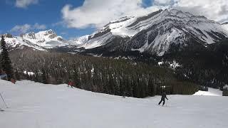 Spring skiing at Lake Louise April 2019