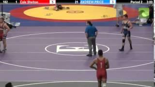 182 Cale Shelton vs. ANDREW PRICE